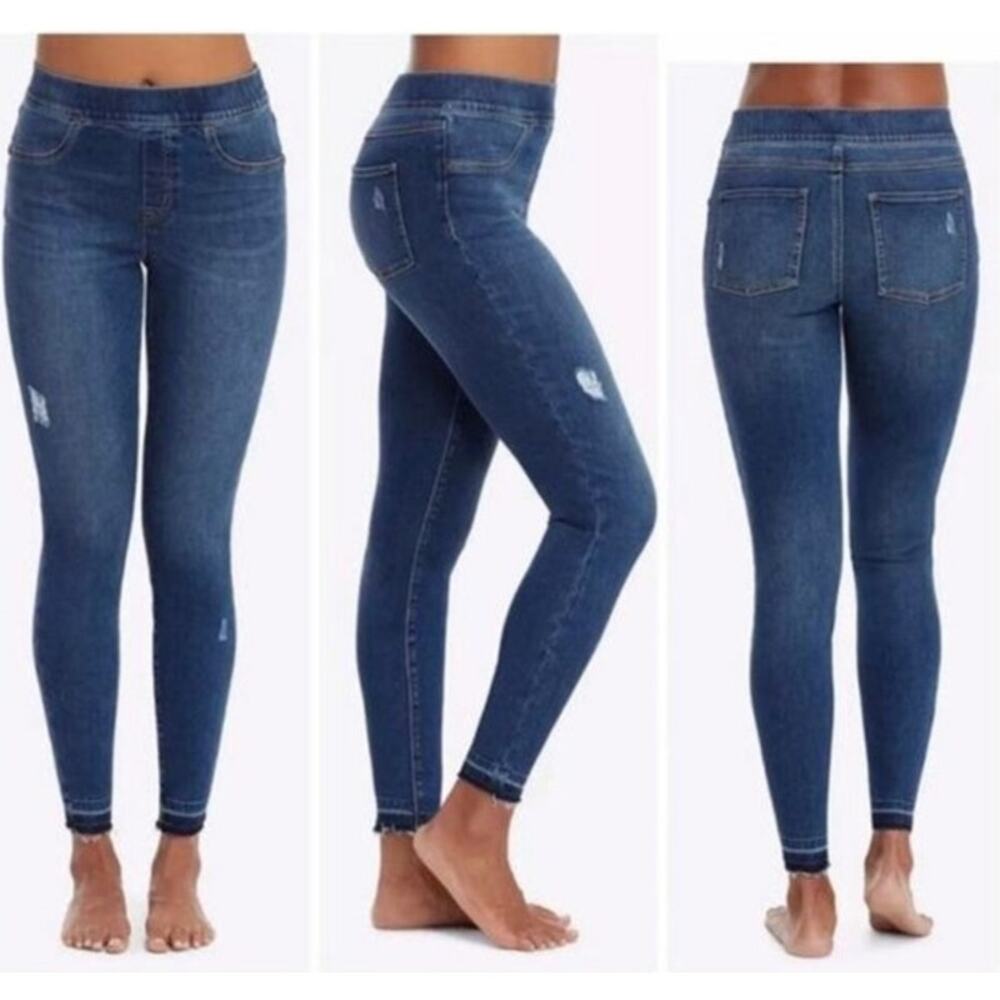 Spanx Distressed Skinny Jeans Size Medium